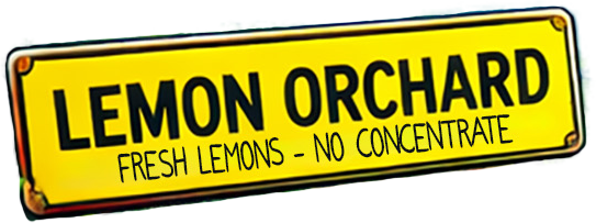 Lemon Orchard sign