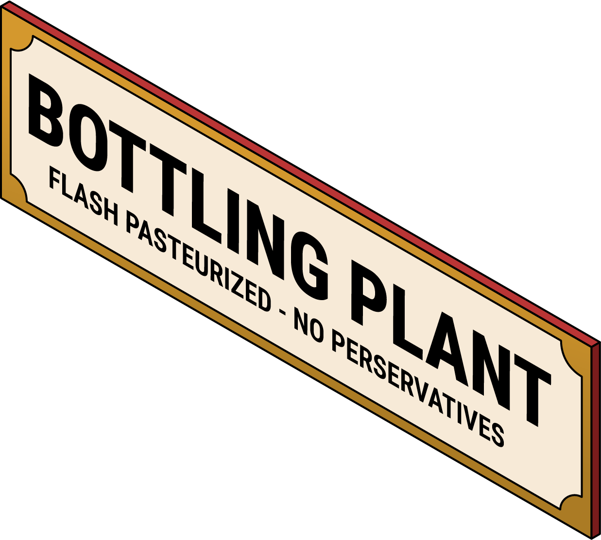 Bottling Plant sign