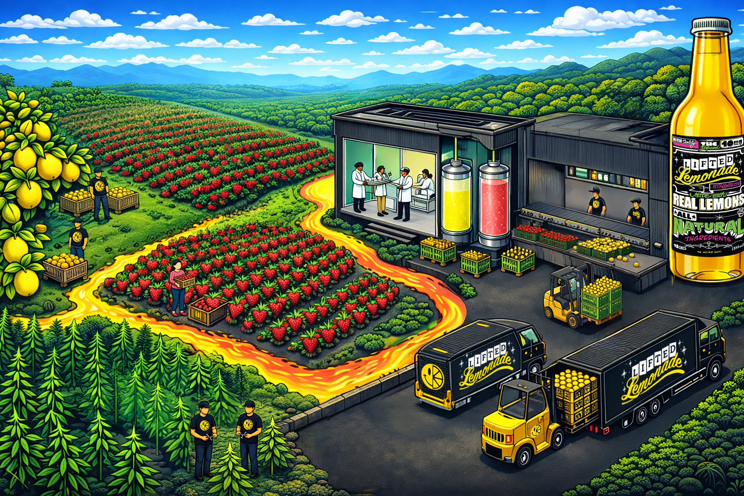 Lifted Lemonade — farm to bottle