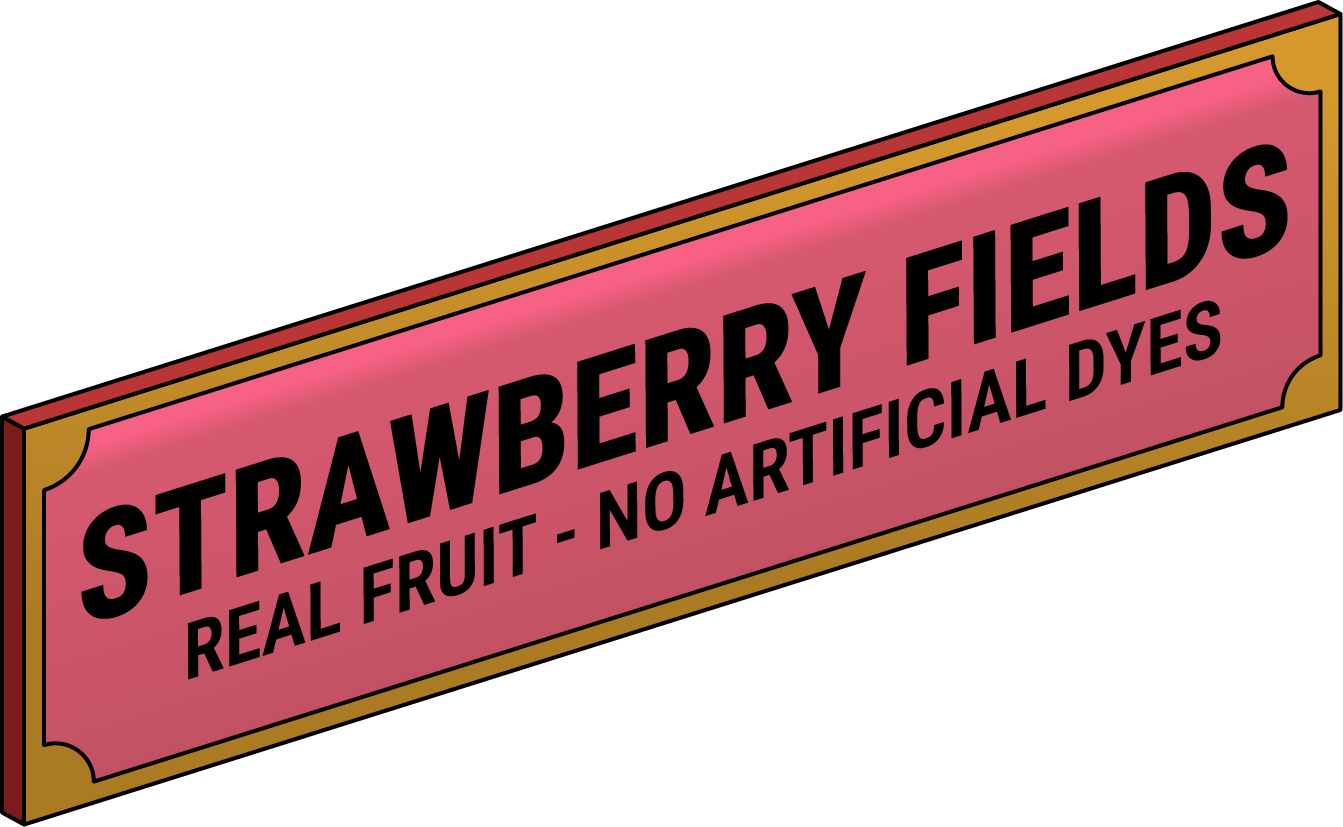 Strawberry Fields sign
