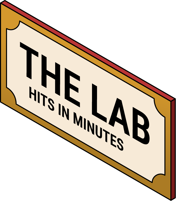 The Lab sign