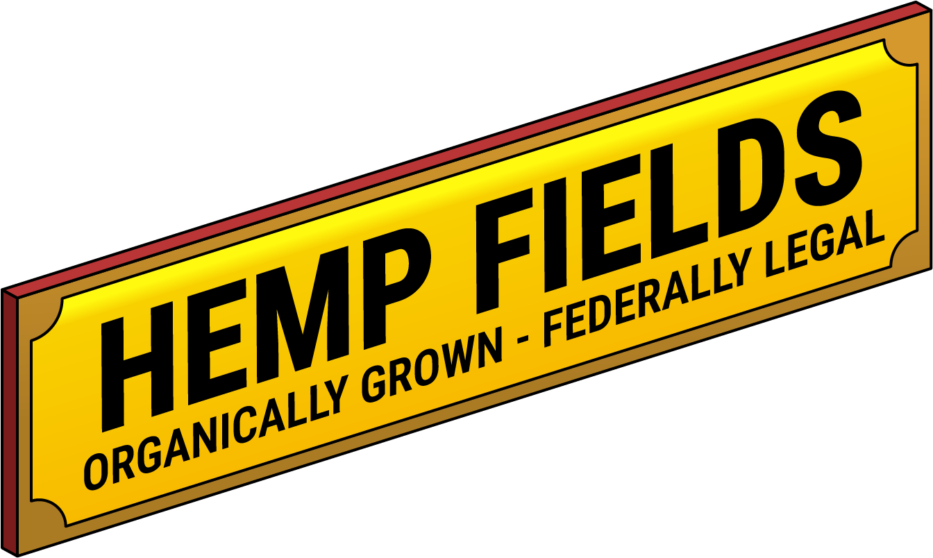 Hemp Fields sign