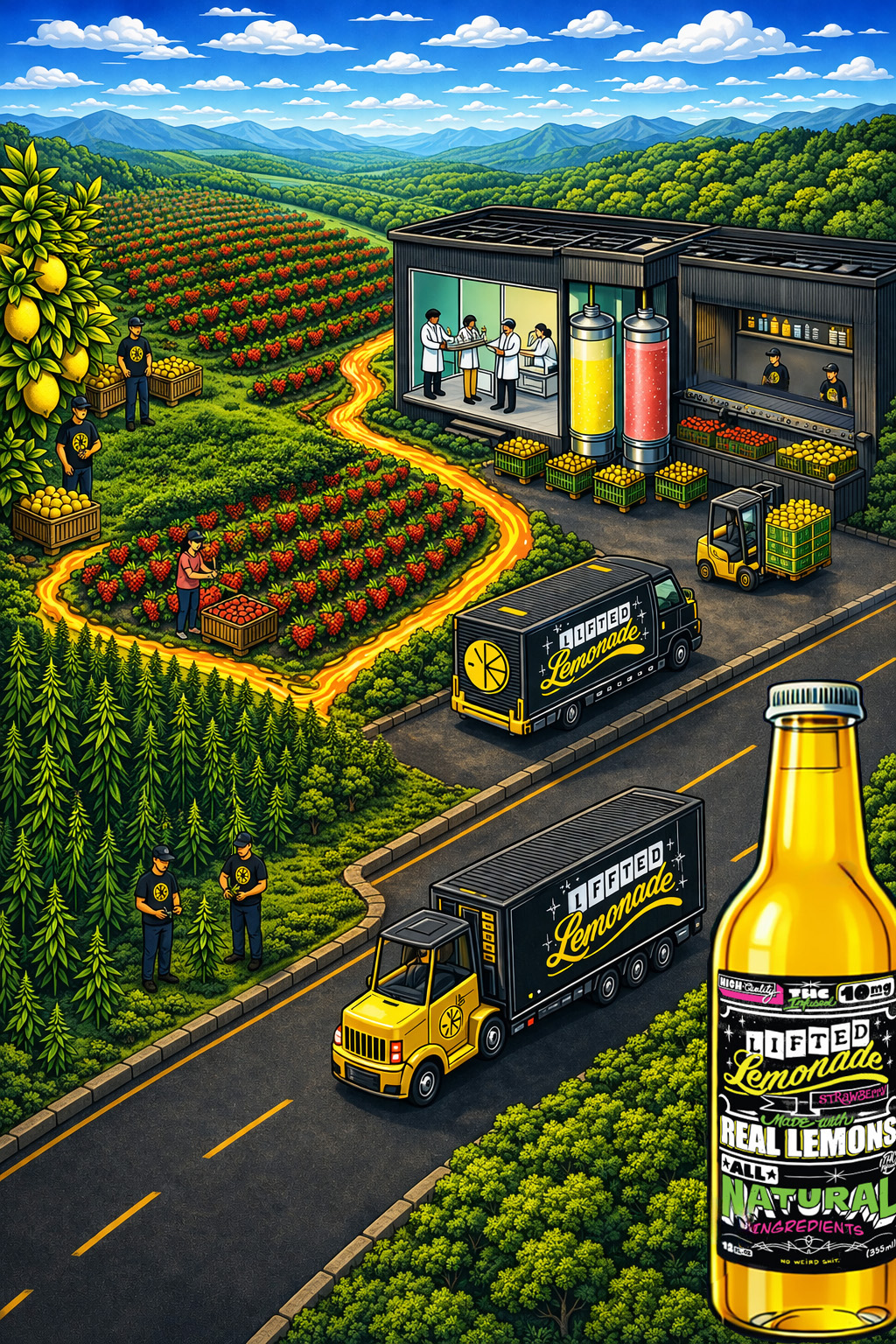 Lifted Lemonade — farm to bottle